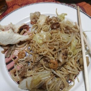 野菜&豚肉たっぷり焼きそば